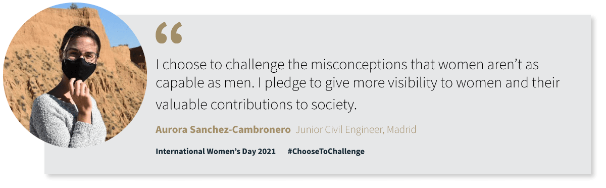 Aurora's Choose to Challenge pledge for IWD2021